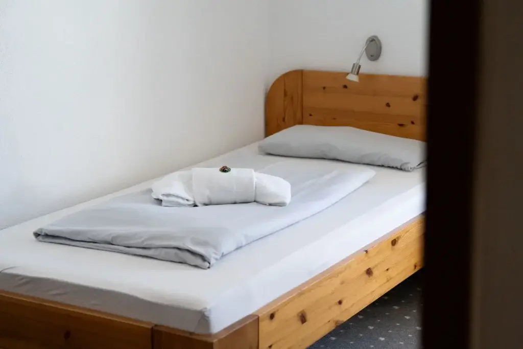 Blick in ein Einzelzimmer