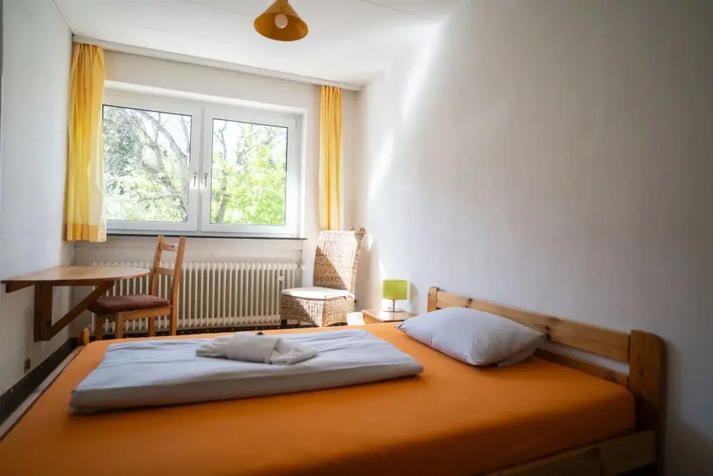 Sitzecke im Einzelzimmer