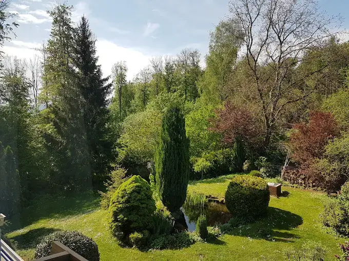 Gartenbereich des Seminarhotels